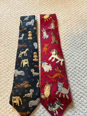 2-Save the Children Ties-“Doggy Days” and “Raining Cats and Dogs”